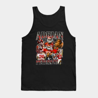 Adrian Peterson College Vintage Bootleg Tank Top